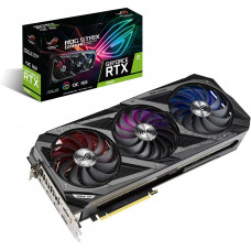 ASUS ROG Strix NVIDIA GeForce RTX 3090 OC Edition 24GB GDDR6X - Tarjeta gráfica (PCIe 4.0, HDMI 2.1, DisplayPort 1.4a, Ventiladores Axial-Tech, diseño 2,9 Ranuras, Super Alloy Power II, GPU Tweak II)   ASUS ROG Strix NVIDIA GeForce RTX 3090 OC Edition 24GB GDDR6X - Tarjeta gráfica (PCIe 4.0, HDMI 2.1, DisplayPort 1.4a, Ventiladores Axial-Tech, diseño 2,9 Ranuras, Super Alloy Power II, GPU Tweak II)