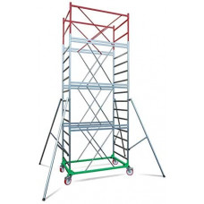Andamio metálico 8 H. 19,10 m. Trabajo accesorios - Sin niveladores 