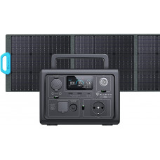 BLUETTI Generador Solar EB3A con Panel Solar PV200 Incluido 