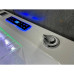 Bañera de hidromasaje 180×120 cm con bluetooth 50 chorros cascada Led bomba de aire y agua  