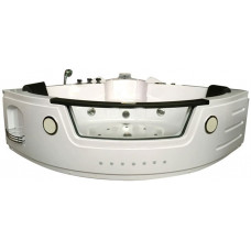 Bañera hidromasaje Model Sant'Angels 140 x 140 cm Bañera de esquina spa hidromasaje Piscina Spa NUEVA Terapia luz de colores para 2   Bañera hidromasaje Model Sant'Angels 140 x 140 cm Bañera de esquina spa hidromasaje Piscina Spa NUEVA Terapia luz de colores para 2