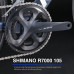 Bicicleta de Carretera Carbono con Grupo de 22 Velocidad Shimano 105 Juego de Ruedas de Carbono Ultraligero Tija de sillín 