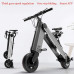 Bicicletas eléctricas Plegables para Hombres y Mujeres Mini batería Moto Scooter de Viaje para Adultos pequeños Bicicletas eléctricas Plegables para Hombres y Mujeres Mini batería Moto Scooter de Viaje para Adultos pequeños