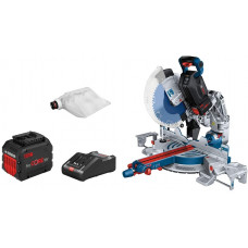 Bosch Professional BITURBO GCM 18V-305 GDC - Ingletadora telescópica a batería (18V, disco Ø 305 mm, láser, Connectivity, 2 baterías 12.0 Ah ProCORE, en caja)   Bosch Professional BITURBO GCM 18V-305 GDC - Ingletadora telescópica a batería (18V, disco Ø 305 mm, láser, Connectivity, 2 baterías 12.0 Ah ProCORE, en caja)