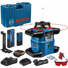Bosch Professional Sistema 18V Nivel láser giratorio GRL 600 CHV (1 batería 18V x 4.0 Ah + cargador, función aplicación, alcance Ø: hasta 600m, en maletín)   Bosch Professional Sistema 18V Nivel láser giratorio GRL 600 CHV (1 batería 18V x 4.0 Ah + cargador, función aplicación, alcance Ø: hasta 600m, en maletín)