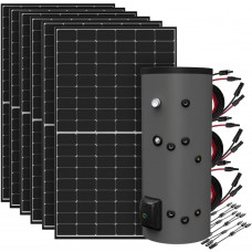Caldera Fothermo de 300 L para tratamiento de agua caliente con Sistema solar de 2,64 kWp Caldera Fothermo de 300 L para tratamiento de agua caliente con Sistema solar de 2,64 kWp