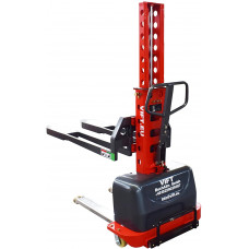 Carretilla portátil de carga automática VIFT 50800 0,8 m/800 mm de altura de elevación: 0,5 t, capacidad de carga de 500 kg   Carretilla portátil de carga automática VIFT 50800 0,8 m/800 mm de altura de elevación: 0,5 t, capacidad de carga de 500 kg