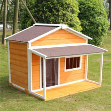 Casa de Perro de Madera Maciza Casa de Perro de Madera Maciza