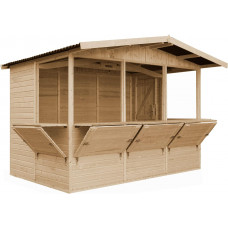 Caseta de Jardín de Madera con Piso Caseta de Jardín de Madera con Piso