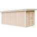 Caseta de jardín 8.52 + 2.95m²-L530xW279cm-con Suelo Caseta de jardín 8.52 + 2.95m²-L530xW279cm-con Suelo