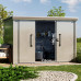 Caseta de jardín metálica 291x221x212 cm Caseta de jardín metálica 291x221x212 cm