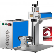 Cloudray JPT 50W Máquina marcado de fibra Grabadora Metal Acero inoxidable para marcado de metales 