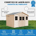 Cobertizo de Madera para jardín - A246x400x200cm 8m2 Cobertizo de Madera para jardín - A246x400x200cm 8m2