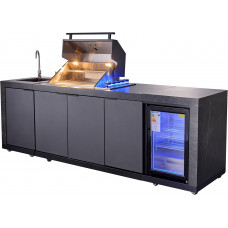 Cocina de exterior Acero inoxidable Cocina de exterior Acero inoxidable