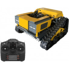 Cortacésped con control remoto y desbrozador de gasolina Cortacésped con control remoto y desbrozador de gasolina