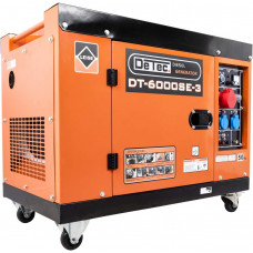 Generador diesel de 3 fases DT-6000SE-3 230 V 5,5 kW 