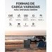 Generador portátil AC300+2xPV350 panel solar con baterías de expansión B300, 3072 Wh 