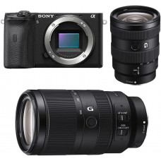 Kit Sony Alpha 6600 Noir + 16-55 + 70-350 