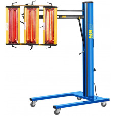 MSW IR-DRYER3000.2 Secador de Pintura Infrarrojo para Carrocería Coche (3300 W, 3 Lámparas, 40–100 °C, Superficie de Secado 1200 x 1000 mm, Altura Máxima 265 cm, Temporizador 1–99 min) MSW IR-DRYER3000.2 Secador de Pintura Infrarrojo para Carrocería Coche (3300 W, 3 Lámparas, 40–100 °C, Superficie de Secado 1200 x 1000 mm, Altura Máxima 265 cm, Temporizador 1–99 min)