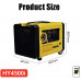  MYYINGELE Generador de gasolina, 3800 W, inversor, generador de corriente de emergencia, generador de corriente digital, funciona con gasolina 