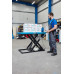 Mesa elevadora estacionaria, plataforma elevadora, elevador de tijera, de una sola tijera, eléctrico - capacidad de elevación 1000 kg - Altura de elevación 1010 mm - Plataforma: 1300 x 800 mm