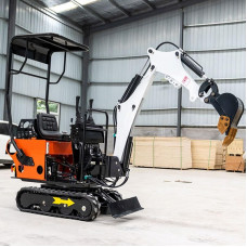 Miniexcavadora con cabina para jardin Miniexcavadora con cabina para jardin