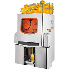 Máquina para hacer jugo de naranja fresca comercial, Exprimidor de jugo de cítricos eléctrico Exprimidor automático de naranja Máquina para hacer bebidas de jugo 20 naranjas por minuto
