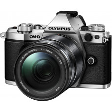 Olympus OM-D E-M5 Mark II Kit, Cámara de Sistema Micro Cuatro Tercios (16,1 MP, Estabilizador de Imagen de 5 Ejes, Visor Electrónico) + Objetivo M.Zuiko Digital ED 14-150mm F4-5.6, plata 