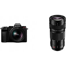 Panasonic LUMIX DC-S5KE-K - Cámara Evil de 24 MP + Teleobjetivo 70-200 mm 