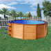 Piscina Madera Panelada K2O 375x127 cm Depuradora de Cartucho 2.006 L H con Escalera 