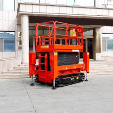 Plataforma elevadora de tijera eléctrica autopropulsada hidráulica 