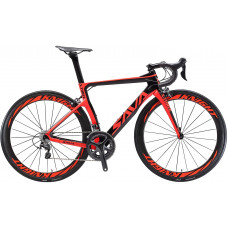 SAVADECK Bicicleta de Carretera de Fibra de Carbono Phantom 2.0 700C, Bicicleta de Carrera con Ultegra R8000 22-Velocidad Sistema 25C Neumáticos.Rojo,52cm SAVADECK Bicicleta de Carretera de Fibra de Carbono Phantom 2.0 700C, Bicicleta de Carrera con Ultegra R8000 22-Velocidad Sistema 25C Neumáticos.Rojo,52cm