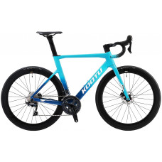  SAVADECK KOOTU Bicicleta Carretera Carbona, 700C Bicicleta de Carreras Cable Interno Integrado Completo, Hydraulic Disc Freno con Shimano Ultegra R8020 y Saddle 22- Velocidad 