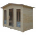 Sauna de exterior 130 x 120 x 200 cm