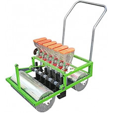 Sembradora de hortalizas ajustable para una siembra eficiente en el jardin 