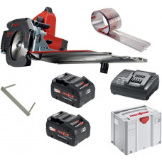 Sierra de carril con batería de ion de litio 