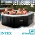 Spa hinchable octogonal con burbujas y jets 1.098 litros INTEX Spa hinchable octogonal con burbujas y jets 1.098 litros INTEX