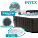 Spa hinchable octogonal con burbujas y jets 1.098 litros INTEX Spa hinchable octogonal con burbujas y jets 1.098 litros INTEX