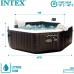 Spa hinchable octogonal con burbujas y jets 1.098 litros INTEX Spa hinchable octogonal con burbujas y jets 1.098 litros INTEX