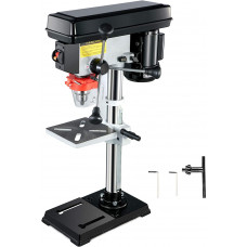 WYZXR Taladro de Banco Press 1HP 3/5 & rsquo; & rsquo; (16 mm) Taladro 450W 220V Taladro Taladro Taladro de Columna Taladro de Mesa Taladro de Mesa Ajustable con estación de Trabajo de herramient