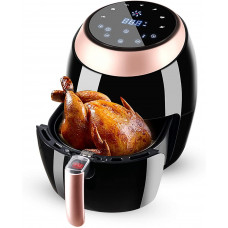 XQKQ Hornos de microondas, freidora de Aire de Gran Capacidad de 7 l, freidora de Aire eléctrica Inteligente sin Aceite para el hogar, con Sistema de circulación de Aire rápida XQKQ Hornos de microondas, freidora de Aire de Gran Capacidad de 7 l, freidora de Aire eléctrica Inteligente sin Aceite para el hogar, con Sistema de circulación de Aire rápida