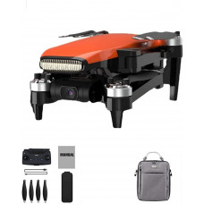 XYSQWZ GPS Drone 5000M Drones con 3 Ejes Gimbal 4K CáMara 35 Minutos Tiempo De Vuelo 5G WiFi FPV RC Quadcopter Drones Sin Escobillas, Naranja, 3BateríA