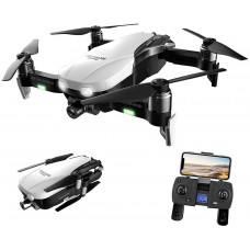  YYAI-HHJU Drone GPS, Drone GPS Plegable con Cámara 4K Uhd para Adultos, Quadcopter con Motor Sin Escobillas, Posicionamiento De Flujo Óptico, Tiempo De Vuelo De 27 Minutos 