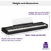 Yamaha P515 Piano digital de acción ponderada de 88 teclas, negro Yamaha P515 Piano digital de acción ponderada de 88 teclas, negro