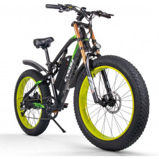 cysum Bicicletas MTB eléctricas para Adultos Bicicleta eléctrica de montaña de 26 Pulgadas 48V 1000W 17Ah Ebike  
