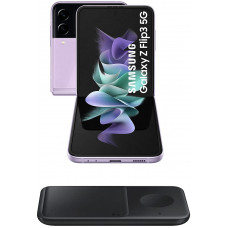 Samsung Galaxy Z Flip3 5G - Smartphone sin Tarjeta SIM, Android, Plegable, 256 GB, Color Violeta + Wireless Charger Dúo (ES Version)   Samsung Galaxy Z Flip3 5G - Smartphone sin Tarjeta SIM, Android, Plegable, 256 GB, Color Violeta + Wireless Charger Dúo (ES Version)