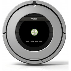  iRobot Roomba 886 aspiradora robotizada Sin bolsa Negro, Gris - Aspiradoras robotizadas (Sin bolsa, Negro, Gris, Alrededor, 58 dB, Alfombra, Laminado, Linóleo, Parqué, Madera, 60 min) 